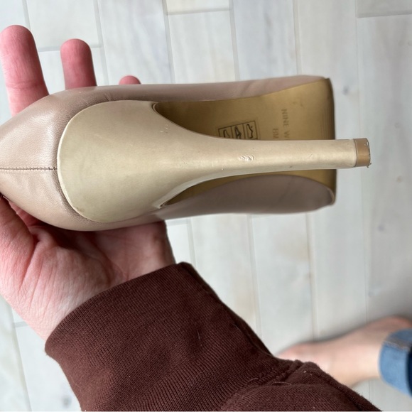 Nine West beige leather heels - Picture 11 of 14